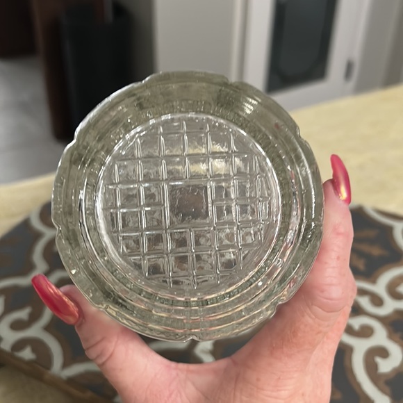 Rare Vintage Firenze Heavy Art Deco Pressed glass Vase - Made in Italy - Picture 4 of 4